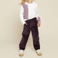 Miles The Label - Elderberry Color Block Knit Sweater