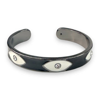Jagged Halo Jewelry - Women's Evil Eye Adjustable Cuff Bracelet