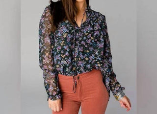 Buddylove - Everly Long Sleeve Button Up Blouse