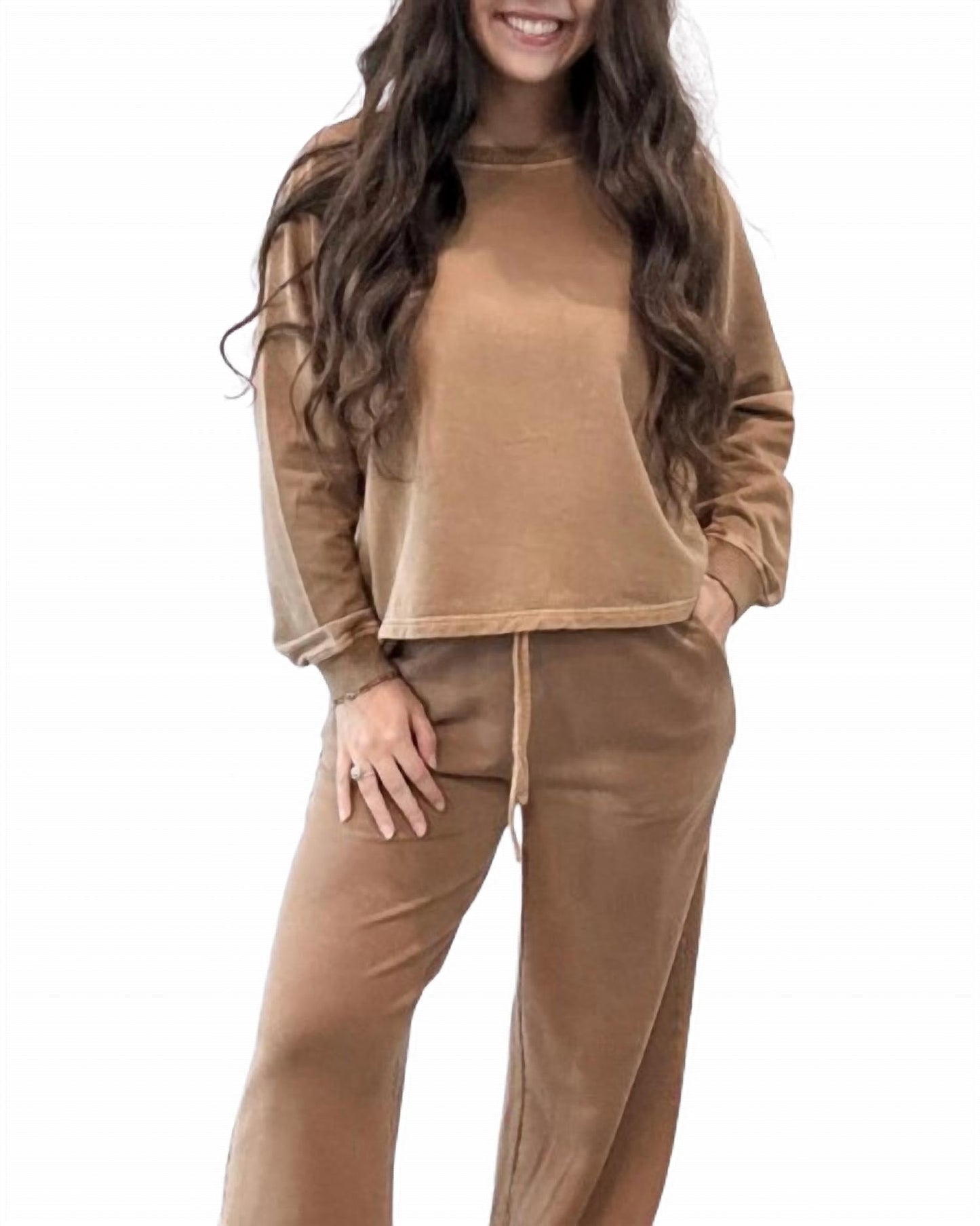 Zenana - Lounge Sweatshirt Set