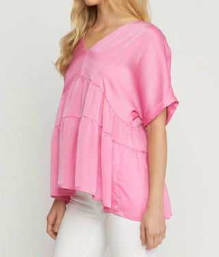 Entro - Double V Tiered Top - Plus