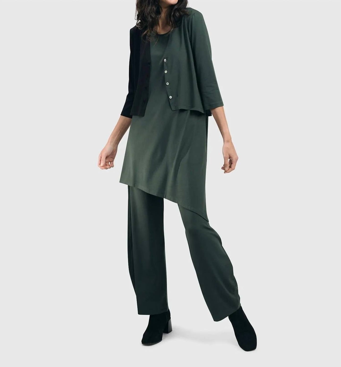 Alembika - Essential 2-tone Crop Cardigan