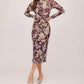 Fifteen Twenty - Ruched Selena Paisley Midi Dress