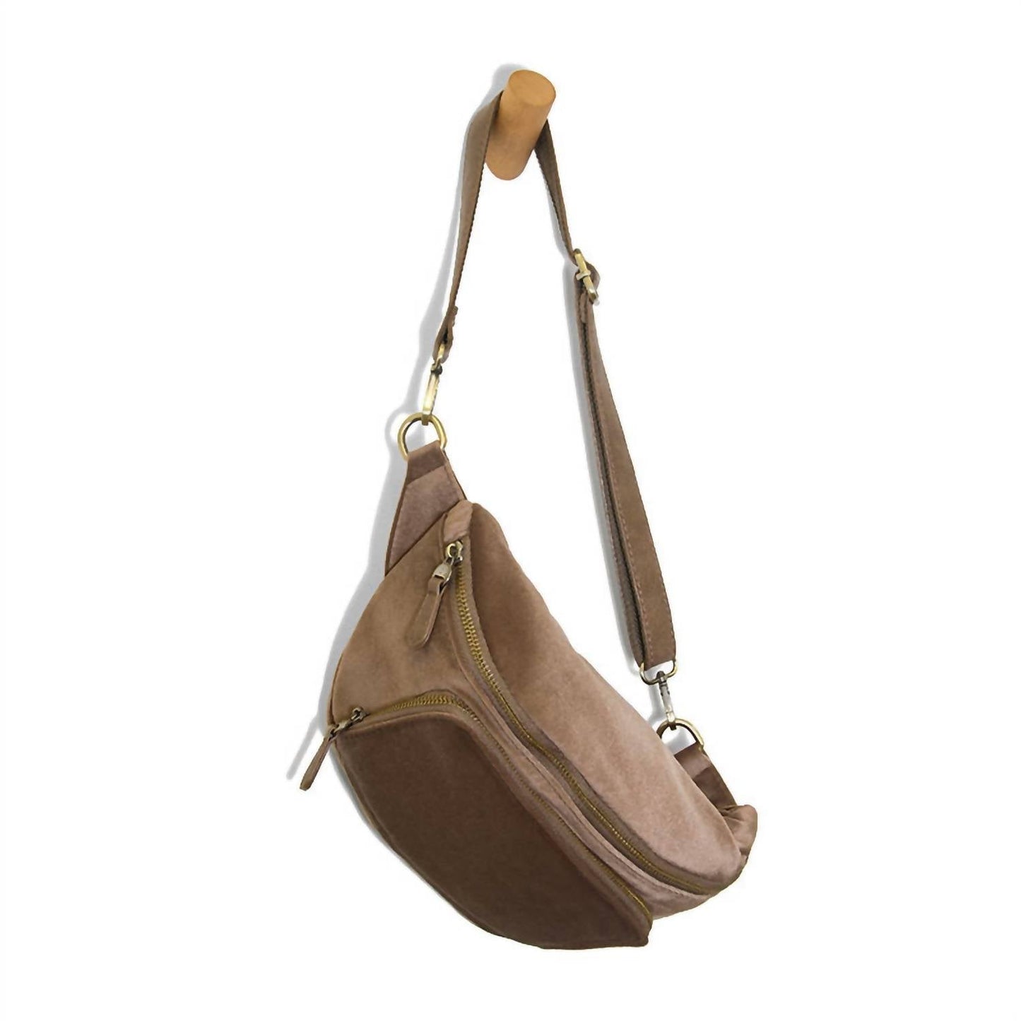 Joy Susan - Women's Kira Velvet Sling Belt Bag