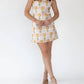 Aureum - Betsy Blush Floral Print Shift Mini Dress