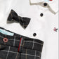 Abel & Lula - Boy's Knit Plaid Pants Set