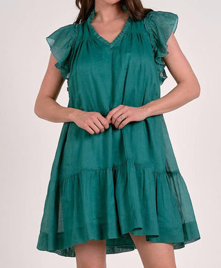 Elan - Flutter Sleeve Dress