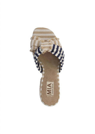 Mia - Women's Isandra Raffia Bow Heel Sandal