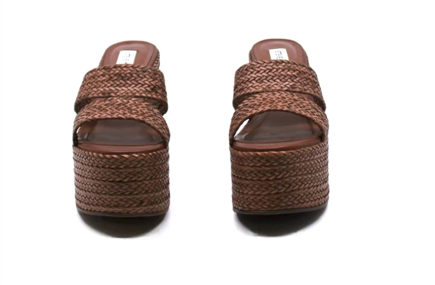 Steve Madden - Women's Round Toe Platform Raffia Heel