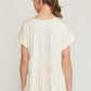 Entro - Short Sleeve Tiered Tunic