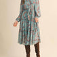 &Merci - Exclusive Paisley Print Ruffle Tiered Midi Dress