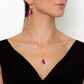 Avenue Chic - Women's Teardrop Necklace