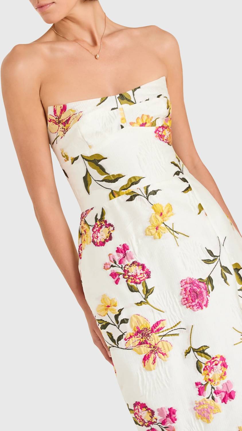 Amanda Uprichard - Ivy Strapless Midi Dress