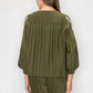 Joh - Jaline Pleated Top
