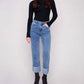 Charlie B - Wide Cuff Straight Leg Jean