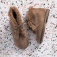 Elephantito - Kid's Teddy Bootie With Laces Suede