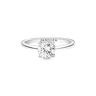 Pandora - Women's Sparkling Solitaire Ring