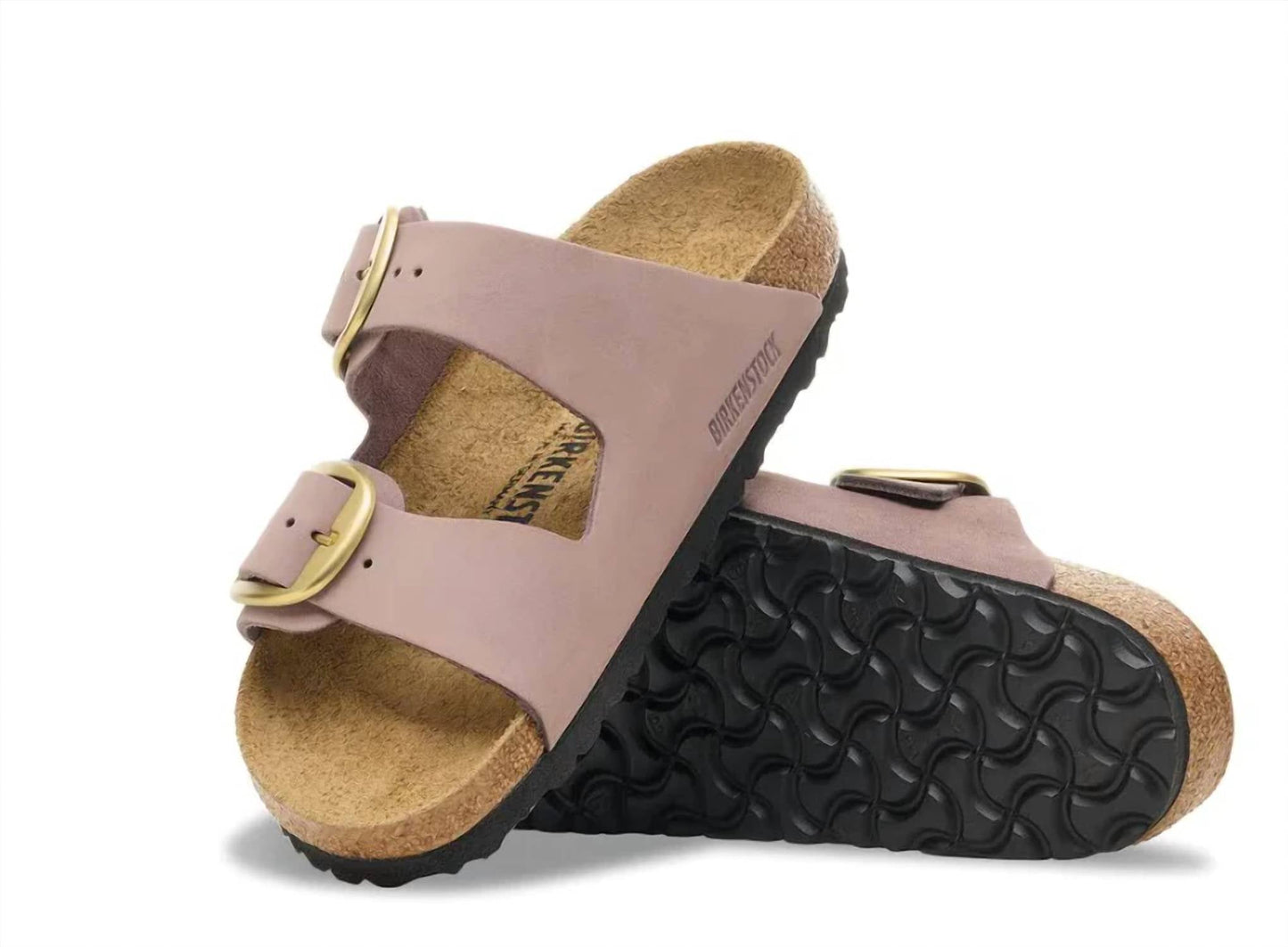 Birkenstock - Unisex Arizona Big Buckle Nubuck Leather Sandals - Narrow