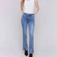Charlie B - Bootcut Jeans With Front Slits