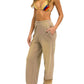 Aviator Nation - Rugby Stitch Wide Leg Pocket Sweatpant