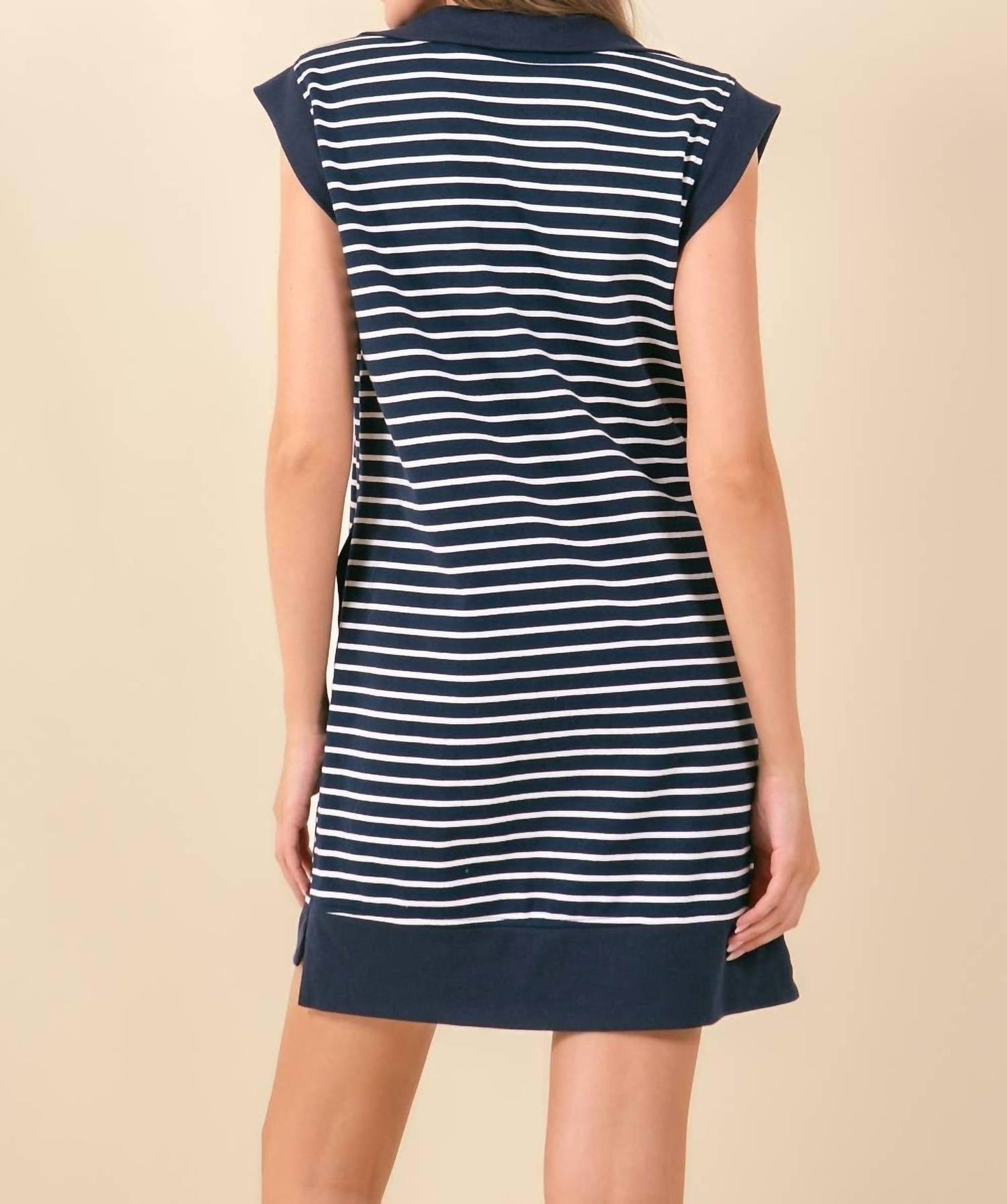 Doe And Rae - Women's French Striped Dress