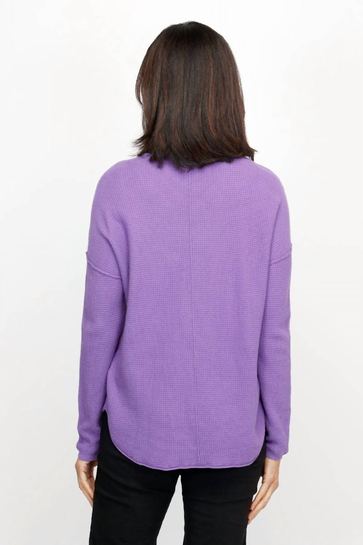 Elliott Lauren - Waffle Stitch Drop Shoulder Top