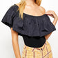 Free People - Poof Goes My Heart Ruffle Bodysuit