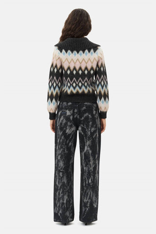 Ganni - Fine Brushed Alpaca Cardigan