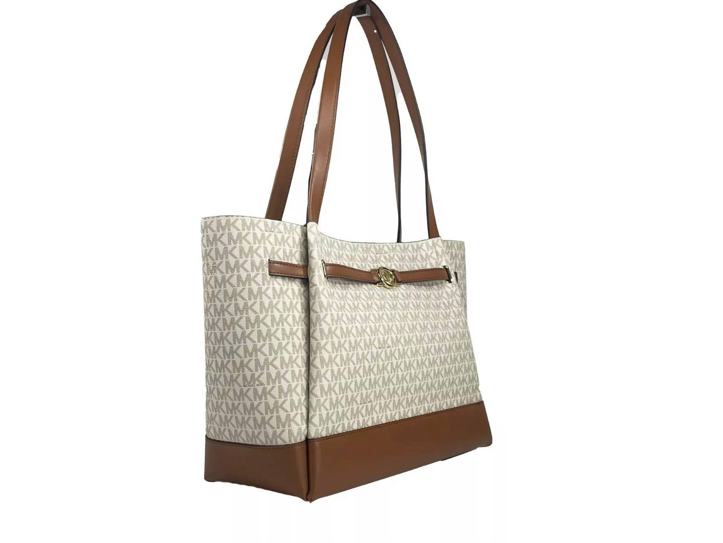 Michael Kors - Women's Reed Belted Tote Shoulder Bag Purse Large