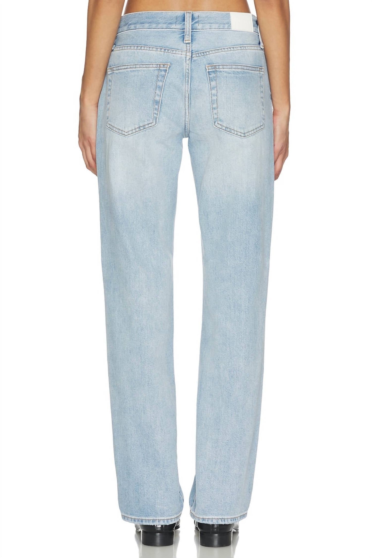 Pistola - Issa Mid Rise Relaxed Straight Jean