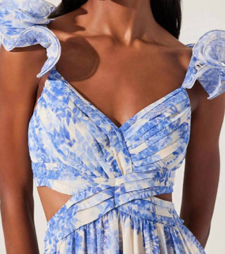 Astr - Fritillaria High Slit Maxi Dress