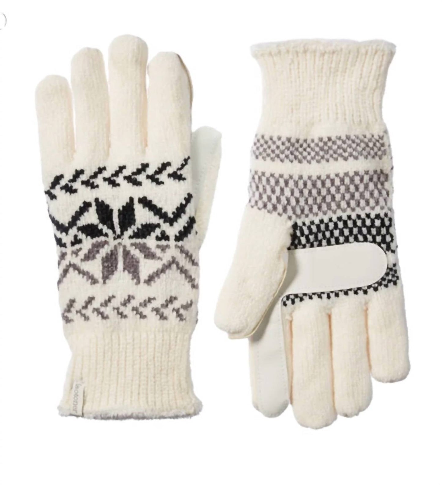 Isotoner - Women's Chenille Snowflakes Gloves