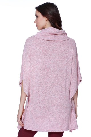 French Kyss - Harper Kashmira Cowl Neck Poncho