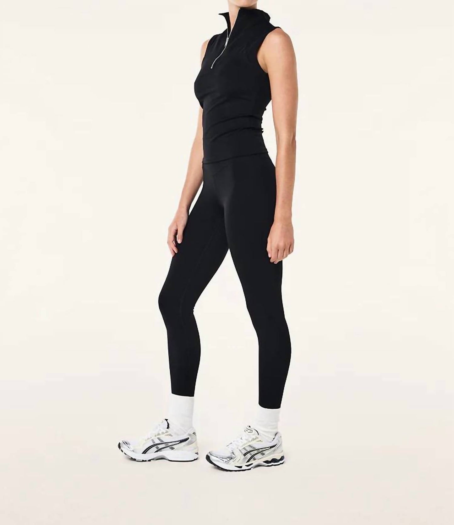 P.E. Nation - Routine Quarter Zip Tank Top