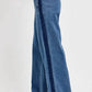 Risen - Full Size Elastic Waist Wide Leg Jeans Plus Size
