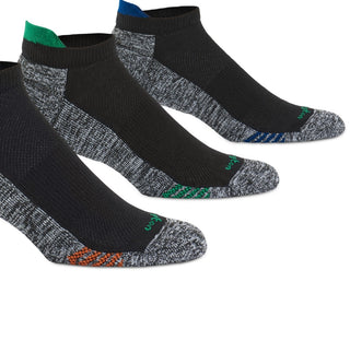 Burlington Men's 3 Pack Active Tab No Show Socks Gray Size 10-13