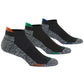 Burlington Men's 3 Pack Active Tab No Show Socks Gray Size 10-13