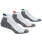 Burlington Men's 3 Pack Active Tab No Show Socks White Size 10-13