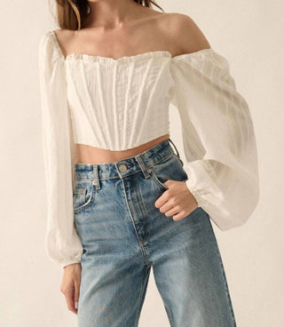 Promesa - Kendal Cropped Corset Top