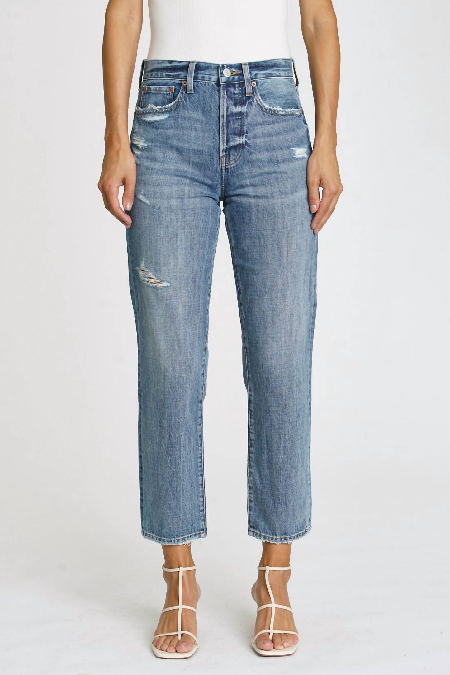 Pistola - Charlie High Rise Straight Jeans