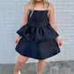 B.Right - Karli Tiered Ruffle Bubble Mini Dress