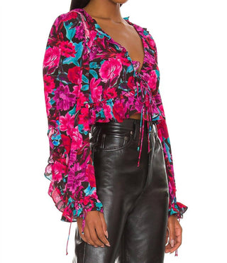 For Love & Lemons - Scarlett Blouson Sleeves Top