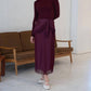 Mima Rosso - Burgundy Knit Top