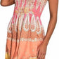 Elan - Bali Print Strapless Dress