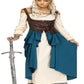 Buy Seasons Women's Viking Queen Costume White Size Medium