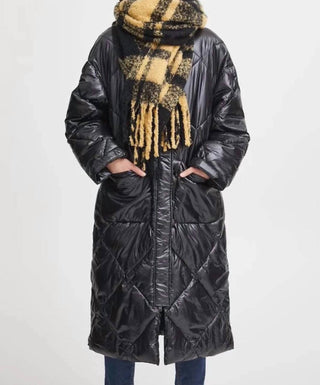 Ichi - WOMEN'S PLAID FRINGE SCARF