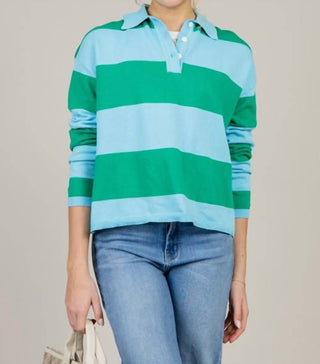 Olivaceous - Rory Striped Sweater