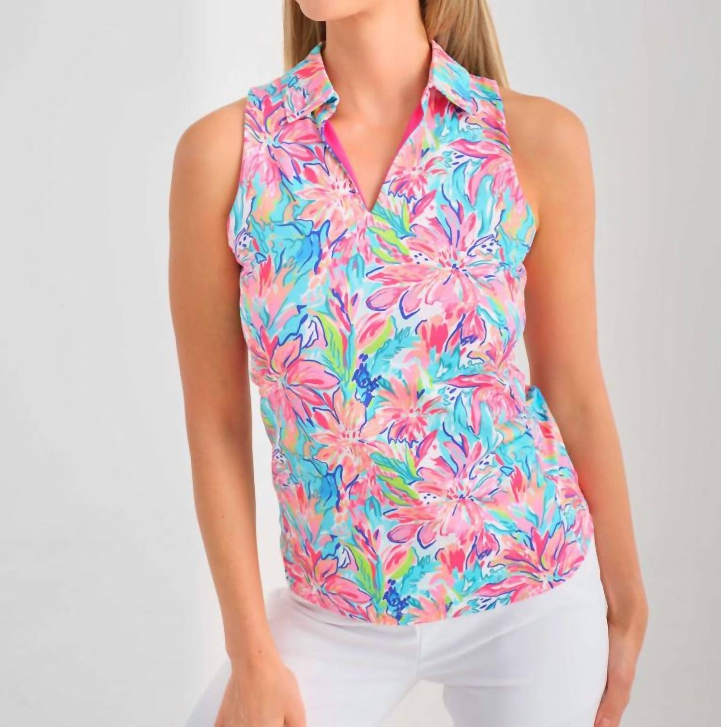 Dolcezza - Wishful Blooming Floral Print Top