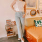 2.7 August Apparel - Finding Seashells Sequin Top