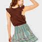 Cartolina Nantucket - Kylie Poly Skirt
